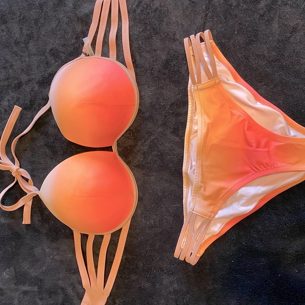 Peach/Pink Ombré Bikini